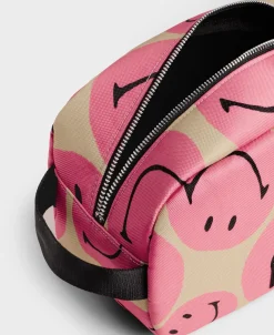Trousses De Toilette^WOUF Grande Trousse De Toilette Rose Smiley® Smiley Rose