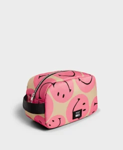 Trousses De Toilette^WOUF Grande Trousse De Toilette Rose Smiley® Smiley Rose