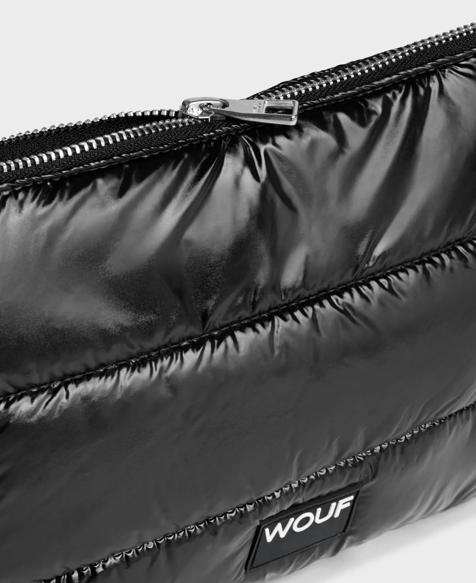 Sacs Pochette^WOUF Poche Noir Brillant