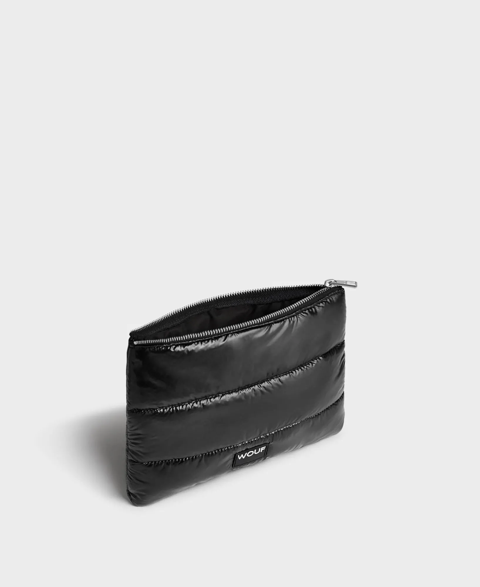 Sacs Pochette^WOUF Poche Noir Brillant