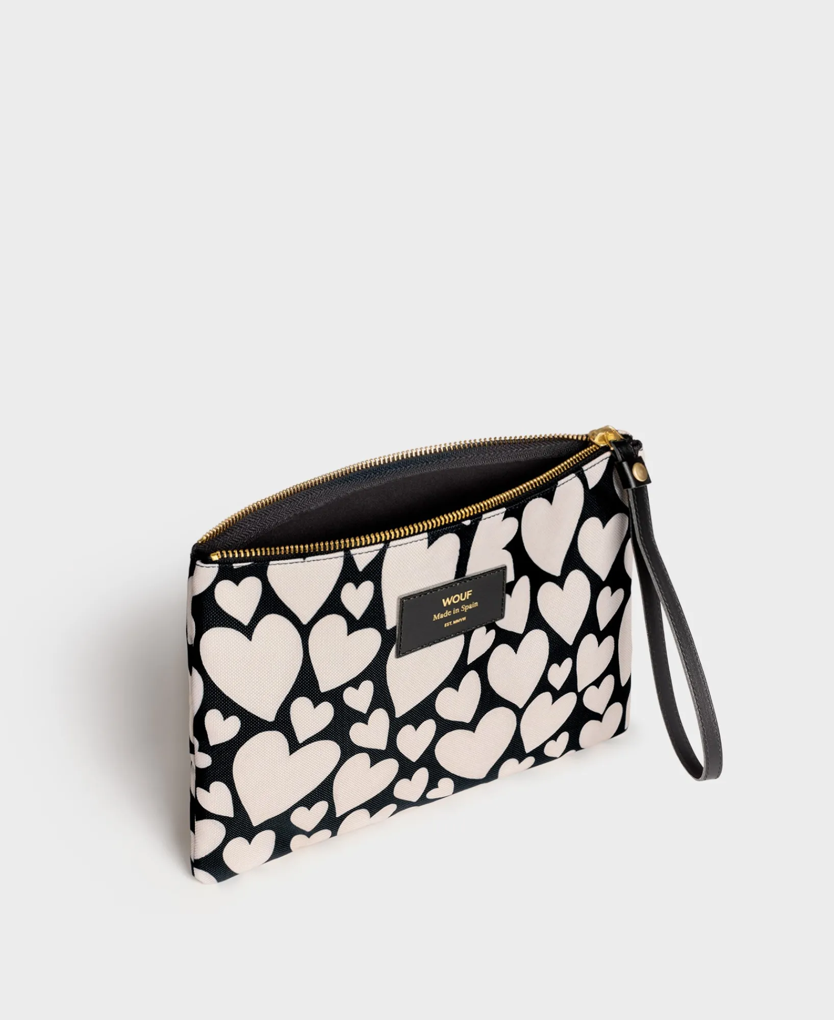 Mini-Sacs^WOUF Pochette Xl Amour Noir