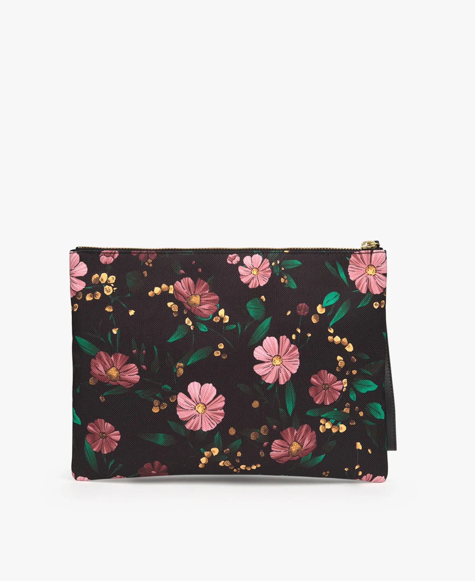 Mini-Sacs^WOUF Pochette Xl Fleurs Noires