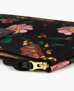 Mini-Sacs^WOUF Pochette Xl Fleurs Noires
