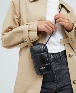 Sacs Pour Téléphone^WOUF Sac A Bandoulière Pour Téléphone Noir Brillant