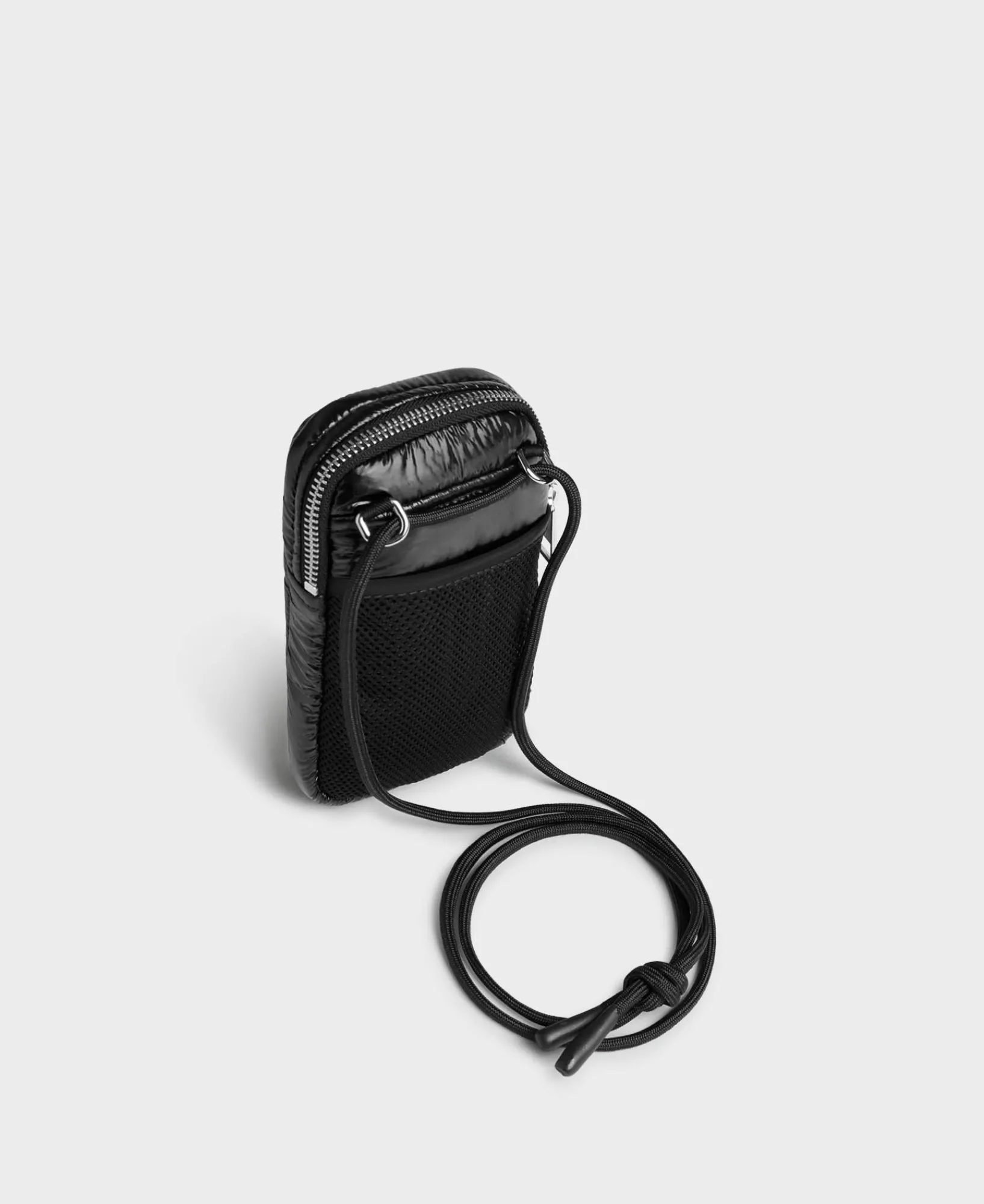 Sacs Pour Téléphone^WOUF Sac A Bandoulière Pour Téléphone Noir Brillant