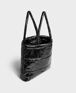 Sacs Fourre-Tout^WOUF Sac A Main Noir Brillant