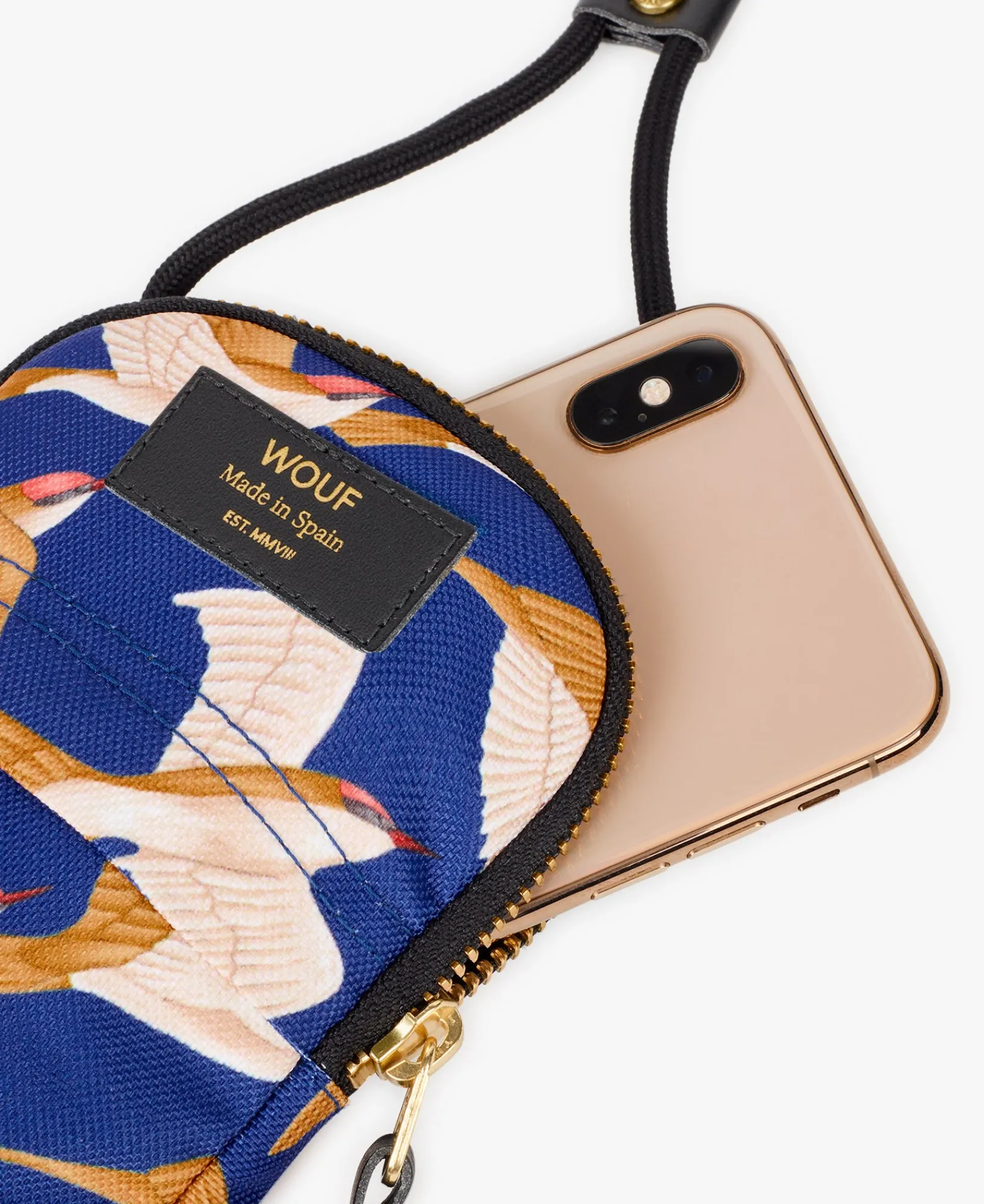 Mini-Sacs^WOUF Sac De Téléphone Oiseaux Bleus