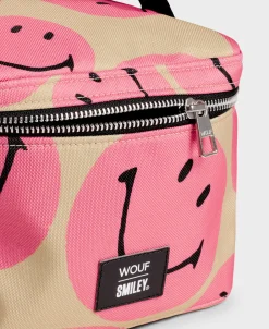 Sacs De Vanite^WOUF Trousse De Toilette Rose Smiley® Smiley Rose