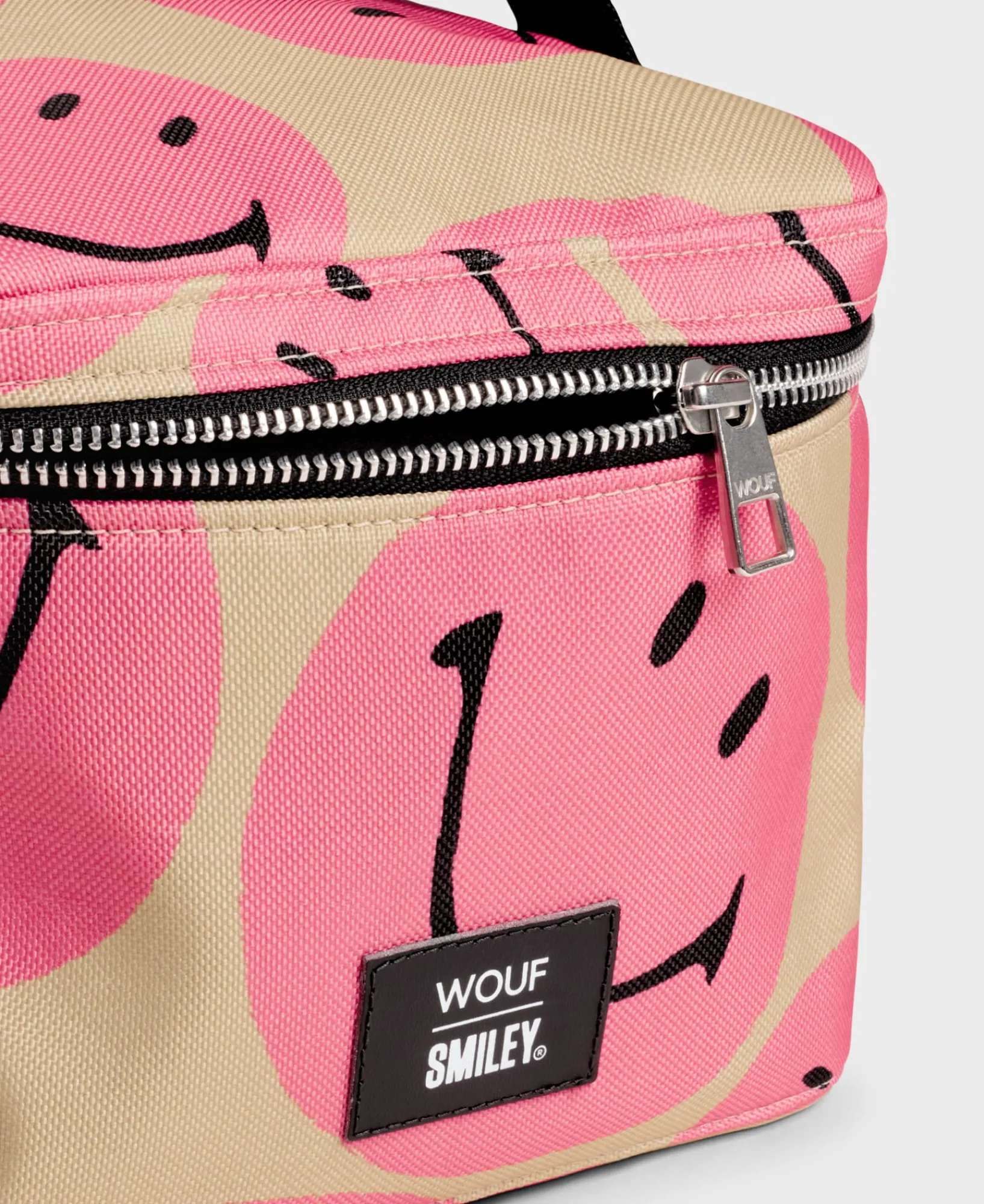 Sacs De Vanite^WOUF Trousse De Toilette Rose Smiley® Smiley Rose