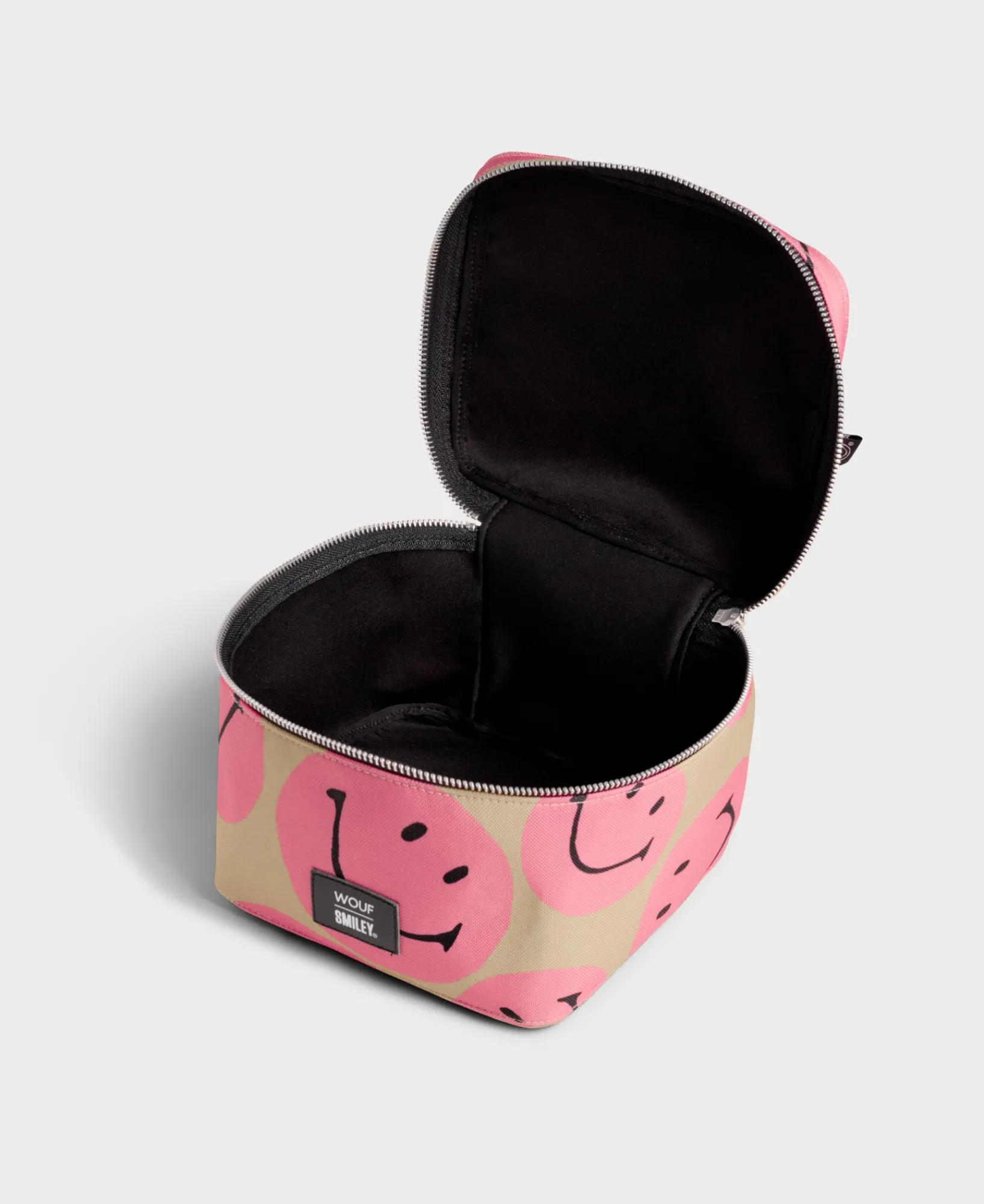 Sacs De Vanite^WOUF Trousse De Toilette Rose Smiley® Smiley Rose